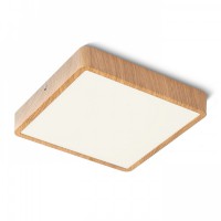 HUE SQ22 LED DIMM Stropní přisazené svítidlo čtvercové, základna kov, povrch dle typu, difuzor plast opál, LED 1x24W, teplá 3000K, 2160lm, Ra80, 230V, stmív TRIAC, IP20, tř.2. rozměry 228x228x34mm