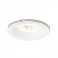 BELLA Stropní vestavné komínkové svítidlo, těleso kov, povrch bílá, LED 11W, teplá 3000K, 940lm, Ra80, 230V, IP65, rozměry d=84mm, h=450mm.