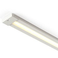 DART LED 8W Stropní svítidlo, těleso hliník, povrch hliník broušený nebo bílá, difuzor plast opál mat, LED 8,4W bílá, externí napaječ 230V/350mA (součástí balení), 630x50x12mm