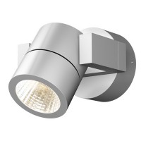 ORIT LED 6W IP44 VENKOVNÍ Přisazené, bodové svítidlo, nastavitelný směr svícení, těleso hliník, povrch šedostříbrná, sklo čiré, LED 6W, teplá 3000K, 315lm/cca 20W žár, vyzař.úhel 80°, 230V, IP44, tř.1, rozměry hlavice d=60mm, l=72mm