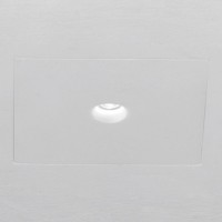 PICOSPOT LED 2W 5W Stropní, vestavné bodové svítidlo, těleso sádra, povrch bílá, LED 2W, 5W, teplá 3000K, Ra80, 230V, IP20, bodovka d=14mm, těleso 120x120x65mm, trafo na kabelu