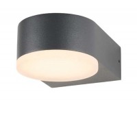 KOKE WL 11W, IP54 Nástěnné venkovní svítidlo, těleso hliník, povrch černá antracit, difuzor plast opál, LED 11W, teplá 3000K, 560lm, 230V, IP54, tř.1, rozměry 158x68x60mm, svítí dolů.