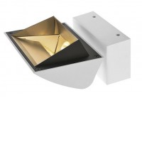 SABADELI LED 40W Nástěnné svítidlo, nastavitelný směr svícení, těleso hliník, povrch černá/bílá, LED 40W, 3000lm/3200lm, stmívatelné Triac C a Triac L, teplá 3000K/neutrální 4000K, 230V, IP20, tř.1, rozměry: 175x100x226mm, svítí nahoru