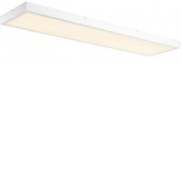 PANEL Stropní přisazené svítidlo, těleso hliník, povrch bílá/šedá, difuzor plast, LED 45W/3150lm, 45W/3400lm, teplá 3000K/neutrální 4000K, stmívatelné Triac C/DALI, 230V, IP20, tř.1, rozměry 1195x295x50mm.