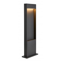 FLAT Pole Sloupkové svítidlo, těleso hliník, povrch černá antracit, vnitřní černá, nebo imitace dřevo, LED 9,7W, 400lm, přepínatelná teplota teplá 3000K, nebo neutrální 4000K, 230V, IP65, rozměry dle typu, svítí dolů