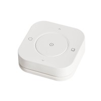 VALETO Nástěnný RF dálkový ovladač osvětlení pro řízení stmívání, CCT, RGBW, materiál plast, bílá, rozměry: 65x65x19,5mm.