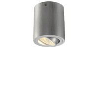 TRILEDO Stropní, bodové svítidlo, výklopné +-30°, těleso hliník, povrch bílá, nebo hliník broušený, LED 1x8,1W, 670lm, teplá 3000K, vyzařovací úhel 90°, Ra80, vč trafa 230V/350mA, tř.1, d=85mm, h=95mm.