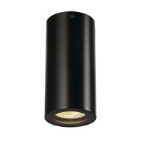 AESTUS 1X35W GU10 Stropní svítidlo, těleso hliník černá, mosaz, pro žárovku 1X35W, GU10, 230V, rozměry d=67mm h=140mm, svítí dolů