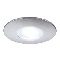 DEKLED Vestavné svítidlo kruhové, hvězdné nebe, těleso hliník, difuzor plast, 1xLED 1W, teplá 3000K/90lm, neutrální 4000K/100lm, 350mA, vyzař úhel 45°, IP20, d=30mm, h=28mm, mont otvor=25mm, mělká zápustná hloubka=15mm