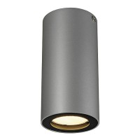 ENOLA BCL-1 Stropní, přisazené, bodové svítidlo, těleso hliník, povrch šedostříbrná-černá, nebo bílá, pro žárovku 1x35W, GU10 ES50, 230V, IP20, rozměry d=67mm, h=135mm.