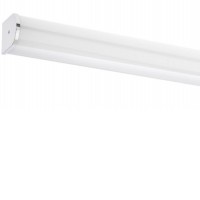 DURRES, LED 10W, IP44 Nástěnné svítido do koupelny, těleso hliník a plast, povrch chrom, difuzor plast opál, LED 10W, 1398lm, neutrální 4000K, 230V, IP44, tř.2, rozměry 605x54x65mm.