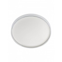 AMON Stropní přisazené svítidlo, těleso kov, povrch bílá a chrom, difuzor plast opál, LED 18W/1690lm, 24W/2250lm, neutrální 4000K, 230V, Ra80, IP44, tř.1, rozměry dle typu.