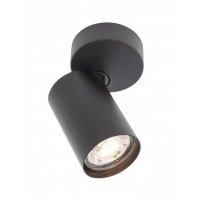 ERLAS PL/WL 1x10W Nástěnné nebo stropní bodové svítidlo, nastavitelný směr svícení, těleso kov, povrch černá/bílá/zlatá mat, pro žárovku 1x10W, GU10, 230V, IP20, tř.1, rozměry d=55mm, h=117mm.