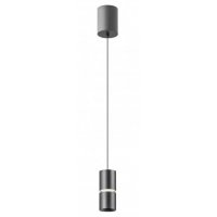 MATATA HL 12W Závěsné bodové svítidlo, těleso hliník, povrch bílá/černá, dif plast opál, LED 12W, 1100lm, teplá 3000K, 230V, IP20, tř.2, rozměry d=68mm, h=160mm, vč závěs kabelu l=1500mm, lze zkrátit.