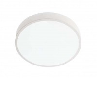 KNOB Stropní svítidlo, těleso kov, povrch bílá mat/zlatá mat/černá mat, dif plast opál, LED 24W/1380lm, 36W/2180lm, CCT nastav teplota teplá 3000K-denní 6500K pomocí vypínače, 230V, IP20, tř.1, rozměry dle typu.