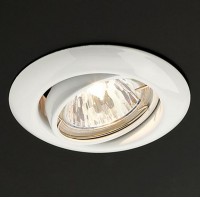 NANY 1X50W GU 5,3 Vestavné stropní bodové svítidlo, těleso kov, povrch práškový lak dle typu, nastavitelný směr svícení, pro žárovku 1X50W, GU 5,3, 230V, IP20, tř.3, rozměry 90x50mm
