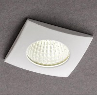 MT 124 Vestavné stropní bodové svítidlo, těleso hliník, povrch bílá mat, difuzor polykarbonát, LED 1x3W, 162lm, neutrální 4000K, 230V, IP20, tř.1, rozměry 42x35x38mm