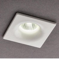 MT 126 Vestavné stropní bodové svítidlo, těleso hliník, povrch bílá mat, difuzor polykarbonát, LED 1x3W, 162lm, neutrální 4000K, 230V, IP20, tř.1, rozměry 48x36x42mm