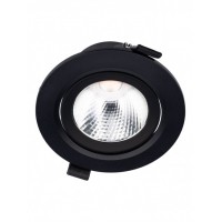 VERDIO BI 10W Stropní podhledové bodové svítidlo, výklopné +-45°, těleso hliník, povrch bílá/černá/zlatá mat, LED 10W, teplá 3000K/1150lm, neutrální 4000K/1270lm, vyzař. úhel 36°, Ra95, 230V, IP20, tř.2, rozměry d=105mm, h=51mm.