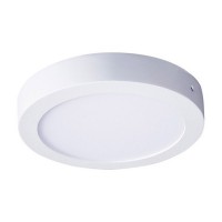 MALUS R Stropní svítidlo kulatý, úhel svícení 160°, základna hliník, povrch bílá, difuzor PMMA opál, LED 12W/18W/24W, 900lm/1530lm/1800lm, teplá 3000K nebo neutrální 4000K, 230V, IP20, tř.1, průměr dle typu, h=35mm, vč trafa