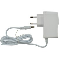 Síťový adaptér 12V, 12W Síťový adaptér do zásuvky, povrch bílá, vstup 230V, výstup 12V, 1A, 12W, IP20, s konektorem 5,5 x 2,1mm, ochrana proti zkratu, přetížení, přehřátí