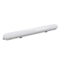 LABOR 38W IP65 Stropní, průmyslové, prachotěsné svítidlo, těleso plast, povrch šedá, difuzor plast opál, LED 38W, 4180lm, neutrální 4000K, Ra80, 230V, IP65, rozměry 1180x70x60mm.