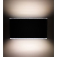 ASTRIDO WL 12W CCT IP54 Nástěnné venkovní svítidlo, těleso hliník, povrch černá, difuzor plast opál, LED 12W, 800lm, přepínatelná. CCT teplota teplá 3000K-denní 6000K, Ra80, 230V, IP54, rozměry 175x90x45mm, svítí nahoru/dolů.