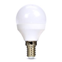 LED žárovka E14 MINIGLOBE d=45mm Světelný zdroj LED žárovka, materiál kov, difuzor plast opál, LED 4W/340lm, 6W/510lm, 8W/720lm, E14,  teplá 3000K, střední životnost 35.000h, rozměry d=45mm, l=82mm