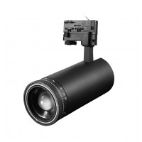 GALLERY DALI 30W, ZOOM 15°-60; Ra90, UGR<19 Bodové svítidlo, hliník černá, bílá, LED 30W, 2250lm, stmívání DALI, přepínač  CCT teplá 2700K-neutrální 4000K, denní 6500K, ZOOM vyzař úhel 15°- 60°,  Ra80+, UGR<19, 230V, IP20, d=92mm, l=205mm, do 3F lišty Nordic Aluminium
