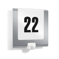 L220-L224-LED Nástěnné venkovní svítidlo, PIR senzor, záběr 180°, dosah 10m, čas 8s-35min, soumrak 2-2000lx, LED 1x7,5W, teplá 3000K, 550lm, 230V, IP44, tř.2. montážní výška 2m, tepl -20+50, rozměry 251x246x84mm
