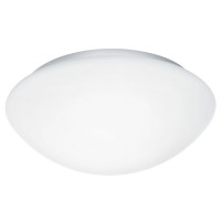 CULIO 1X75W E27 ČIDLO HF Stropní svítidlo, čidlo HF, záchyt 160°/380°, dosah 8m, čas 5s-15min, soumrak 2-2000lx, těleso plast, difuzor sklo opál, pro žárovku 1x75W, E27, 230V, zvýšené krytí IP44, tř.2, teplota -20+40°C, rozměry 280x280x110mm