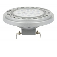 LED G53 Světelný zdroj, žárovka bodová LED 15W, G53 AR111, neutrální 4000K/1250lm nebo denní 6000K/1300lm, vyzařovací úhel 45° nebo 100°, 12V, d=111mm, h=63mm.