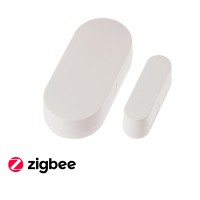 SMART Tuya RF dveřní senzor II Dveřní senzor SMART, pro 2x3V AAA baterie (součástí), 16A, IP20, ovládání smart systémem Tuya ZigBee, kompatibilní s Google Assistant, Alexa, rozměry 55x25x13mm.