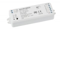 RF-DIM přijímač 4K 4CH RF přijímač pro stmívání LED pásků pro 0-10V a 1-10V, napájení 12V DC nebo 85-265VAC, výstup 	4x(0-10)VDC, 40mA/kanál, rozměry 	114×38×20 mm, lze spárovat max 10 vysílačů na 1 přijímač.