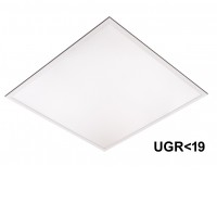 LPSQ 40W, UGR<19, 60x60, backlit Stropní, podhledové, přisazené, závěsné svítidlo, těleso kov, bílá, difuzor plast mikroprisma, LED panel 40W, teplá 3000K, neutrální 4000K, denní 6000K, Ra80, UGR<19, 230V, IP40, 595x595x30mm