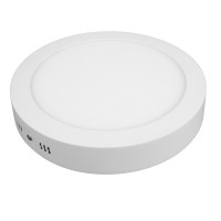 UNION PANELS CRO 6W, 12W, 18W, 24W Stropní přisazené kulaté svítidlo  těleso hliník, povrch bílá, difuzor plast opál mat, LED 6W, 12W, 18W, 24W  teplá 3000K, neutrální 4000K, denní 6000K, Ra80, 230V, IP20