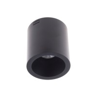 JAFNE 8W, IP44, CCT Stropní bodové svítidlo, těleso plast bílá/černá, krycí plast čirý, LED 8W, přepín. teplota CCT teplá 3000, neutální 4000K, denní 6500K, 720lm, Ra80, 230V, do koupelny IP44, rozměry d=90mm, h=99,7mm.