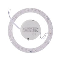 LM LED 15W, 20W s NOUZOVÝM režimem 2h LED modul pro náhradu žárovek ve svítidlech, základna plast, bílá, LED 15W, 20W, teplá 3000K, neutrální 4500K, denní 6000K, Ra80, s nouzovým modulem záloha 2h, 3,5W, 230V, IP20, montáž na magnet
