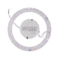  LED modul pro náhradu žárovek ve svítidlech, základna plast, bílá, LED 15W, 20W, teplá 3000K, neutrální 4500K, denní 6000K, Ra80, s nouzovým modulem záloha 2h, 3,5W, 230V, IP20, montáž na magnet