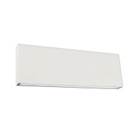 OBLIGO Nástěnné venkovní svítidlo, těleso plast černá/bílá, difuzor plast opál, LED 12W, neutrální 4000K, 1020lm, 230V, IP65,, rozměry 300x100x30mm, svítí nahoru/dolů.