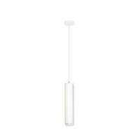 GAP 10W Závěsné bodové svítidlo, těleso kov, povrch bílá, LED 10W, neutrální 4000K, 1000lm, IP20, rozměry d=60mm, vč. závěs kabelu l=1500mm, lze zkrátit.