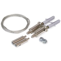 LZ 1500mm, max 10kg Stavitelný lankový závěs pro profil s LED pásky, materiál kov, povrch chrom, rozměry délka lanka l=1500mm, max 10kg, 1ks