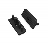 BROUDE koncovka s otvorem 20x8x7mm Koncovka profilu pro LED pásky s otvorem, obdélníková, materiál ABS, povrch bílá/černá/stříbrná/šedá, rozměry 20x8x7mm.