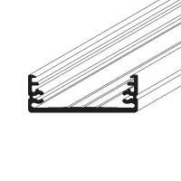 NAPUS PROFIL 32x11mm Přisazený profil pro LED pásky, stropní profil, materiál hliník, povrch surový/bílý/elox šedostříbrný mat/černý, max šířka LED pásků 24mm, rozměry 32x11mm, délka dle typu