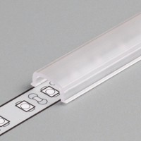 DIFUZOR KLIP I Difuzor k profilu pro LED pásky nacvakávací, hranatý, materiál polykarbonát PC, povrch matný/opál, rozměry 11x4,9x2000mm
