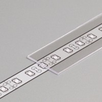difuzor pro LED pásek nasouvací STŘEDNÍ Nasouvací difuzor k profilu pro LED pásky, materiál polykarbonát PC/PP, povrch transparentní/matný/opál, rozměry 19,2x0,8x2000mm