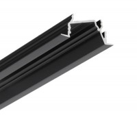 STREO asymetrický 30x12,7mm Vestavný, ASYMETRICKÝ, profil pro LED pásky, materiál hliník, povrch bílý/surový/elox šedostříbrný/černý, max šířka LED pásků 14mm, rozměry 30x12,7mm, délka dle typu
