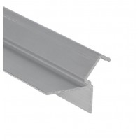 POSET U 35,2x28,6mm Prrofil pro LED pásky pro nepřímé osvětlení v sádrokartonu, materiál hliník, povrch surový/elox šedostříbrný, max šířka LED pásků 12mm, rozměry 35,2x28,6mm, délka dle typu
