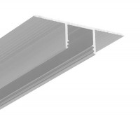 MARYO 52x14mm Vestavný, podhledový, bezrámečkový profil do sádrokartonu, pro LED pásky, materiál hliník, povrch surový/bílý/elox šedostříbrný, max šířka LED pásků 14mm, rozměry 52x14mm, délka dle typu, horní montáž do SDK