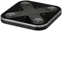 RF rocker CASAMBI RF bezdrátový nástěnný ovladač, Casambi černý, nebo bílý, fce za/vyp, stmívání, nastavení CCT teploty světla, 4 scény, napájení baterie CR2430, IP20, rozměry 90c90x12mm